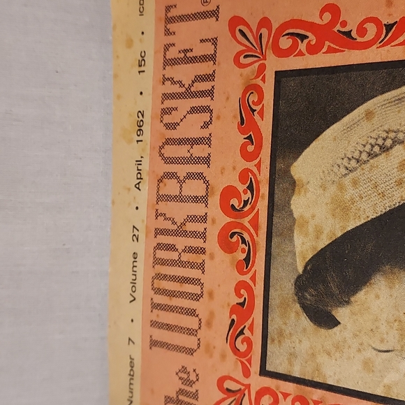 1962 Vintage "The Workbasket" Number 7 Volume 27 April 1962 - Picture 2 of 12